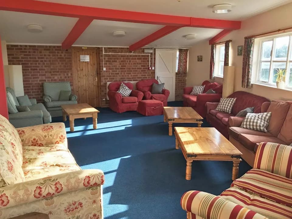 Comfortable sitting room at The Poplars